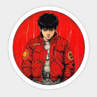 Akira Unleashed: Cyberpunk Masterpiece, Psychic Power Saga, and Fan Art Fusion Sticker